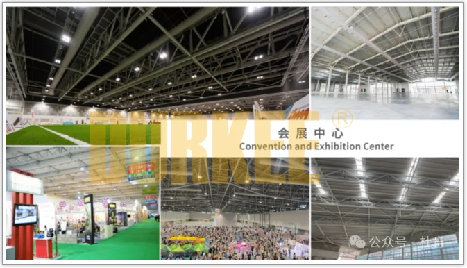 威客电竞柔性风管应用在会展中心